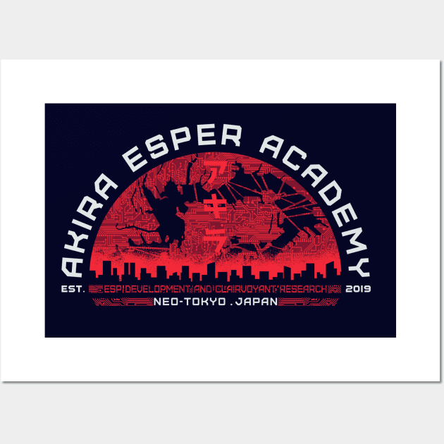 Neo-Tokyo's ESPer Academy Wall Art by pigboom